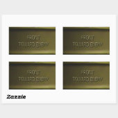 Rectangulaire Sticker Claymore Mine Mk II Front vers l'ennemi (Feuille)