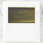 Rectangulaire Sticker Claymore Mine Mk II Front vers l'ennemi (Sac)