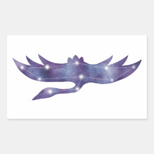 Rectangulaire Sticker Constellation de grue