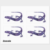 Rectangulaire Sticker Constellation Gecko (Feuille)