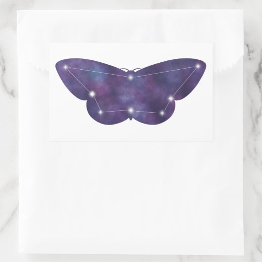 Rectangulaire Sticker Constellation Moth (Sac)