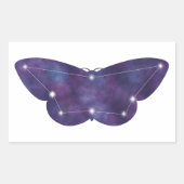 Rectangulaire Sticker Constellation Moth (Devant)