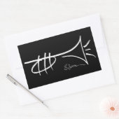 Rectangulaire Sticker cool pour trompette par Brian Swartz (Enveloppe)