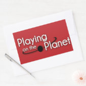 Rectangulaire Sticker Coque aux instruments - Ensemble de 4 (Enveloppe)
