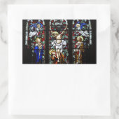 Rectangulaire Sticker Crucifixion (vitrail) (Sac)