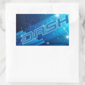 Rectangulaire Sticker Dash A206 (Sac)