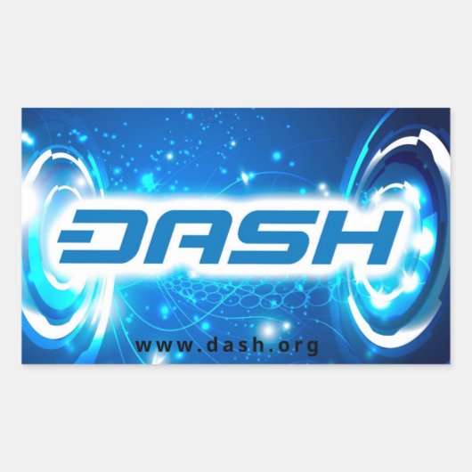Rectangulaire Sticker Dash A250 (Devant)