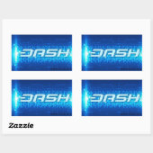 Rectangulaire Sticker Dash A253 (Feuille)