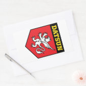 Rectangulaire Sticker Datsun Griffin (Enveloppe)