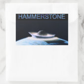Rectangulaire Sticker de bande de Hammerstone (Sac)