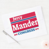 Rectangulaire Sticker de campagne Jerry Mander (Enveloppe)