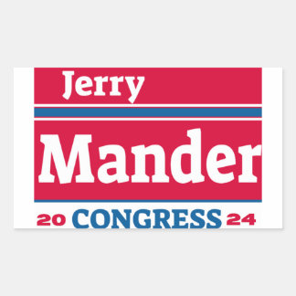 Rectangulaire Sticker de campagne Jerry Mander