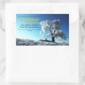 Rectangulaire Sticker de citation inspirationnelle Victor Hugo " (Sac)