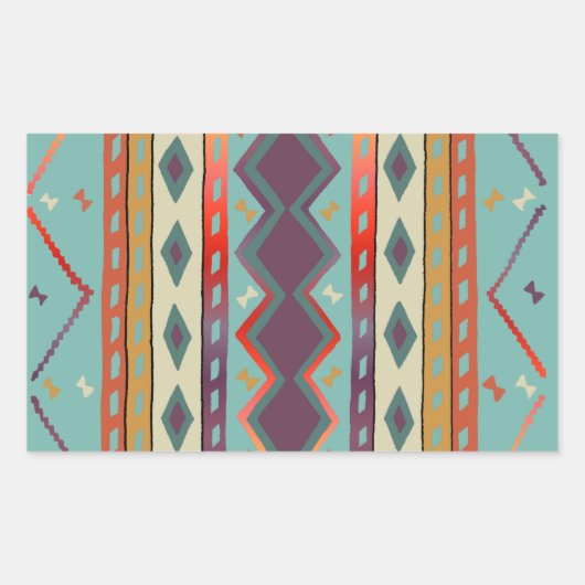 Rectangulaire Sticker de conception de couverture sud-ouest indi (Devant)