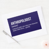 Rectangulaire Sticker de définition anthropologue intelligent (Enveloppe)