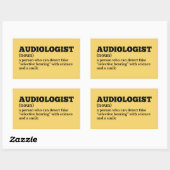 Rectangulaire Sticker de définition drôle de Ear Doctor (Feuille)