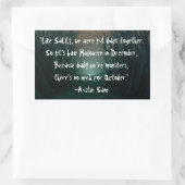 Rectangulaire Sticker de devis de scène ILL #2 (Sac)