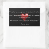 Rectangulaire Sticker de devis de scène ILL #3 (Sac)