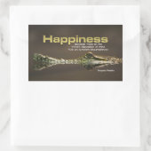 Rectangulaire Sticker de devis inspirationnel Benjamin Franklin (Sac)