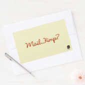 Rectangulaire Sticker de don de podcast série (Enveloppe)