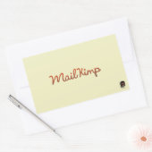 Rectangulaire Sticker de don de podcast série (Enveloppe)