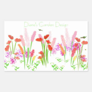 Rectangulaire Sticker de jardin