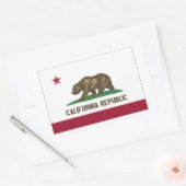 Rectangulaire Sticker de la Californie (Enveloppe)