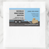 Rectangulaire Sticker de la société mobile (Sac)