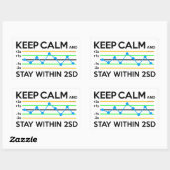 Rectangulaire Sticker de laboratoire de contrôle de la qualité (Feuille)