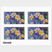 Rectangulaire Sticker de l'Alaska Daisies (Feuille)