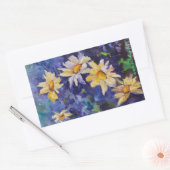 Rectangulaire Sticker de l'Alaska Daisies (Enveloppe)
