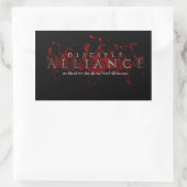 Rectangulaire Sticker de l'alliance disciple (Sac)