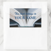 Rectangulaire Sticker de livre (Sac)