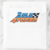 Rectangulaire Sticker de logo (Sac)