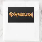 Rectangulaire Sticker de logo Mix Master Lucky Letting (Sac)