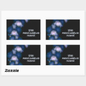 Rectangulaire Sticker de logo neuf moine (Feuille)