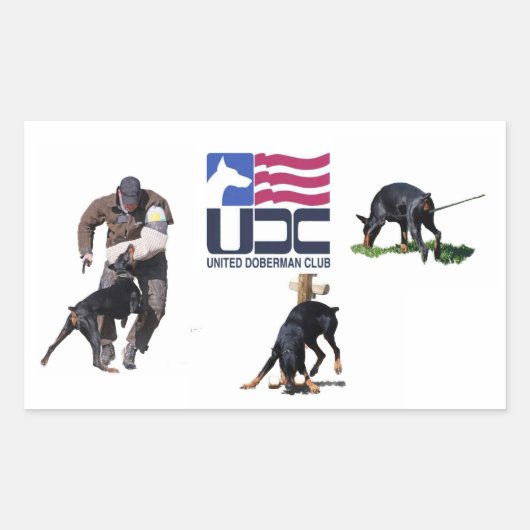 Rectangulaire Sticker de l'OPI de l'UDC (Devant)