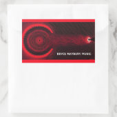 Rectangulaire Sticker de musique Bryce Maybury (Sac)