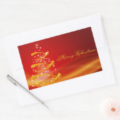 Rectangulaire Sticker de Noël/Arbre de Noël (Enveloppe)