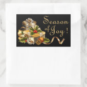 Rectangulaire Sticker de Noël - SRF (Sac)