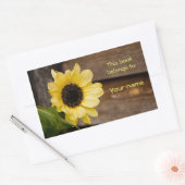 Rectangulaire sticker de plaque de tournesol (Enveloppe)