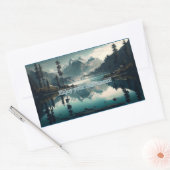 Rectangulaire Sticker de retraite (Enveloppe)