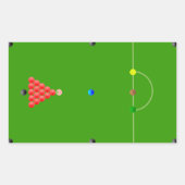 Rectangulaire Sticker de table Snooker (Devant)