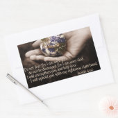 Rectangulaire Sticker de versets bibliques (Enveloppe)