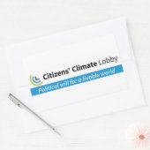 Rectangulaire Sticker de volonté politique (Enveloppe)
