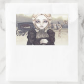 Rectangulaire Sticker "deuil de fuite" (Sac)