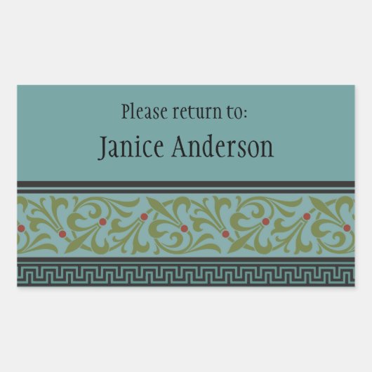 Rectangulaire Sticker d'ID personnalisé (Devant)