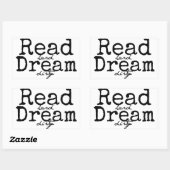 Rectangulaire Sticker Dirty Dream (Feuille)