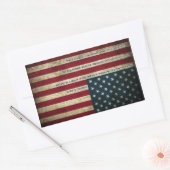 Rectangulaire Sticker Distress Flag (Enveloppe)