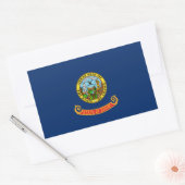 Rectangulaire Sticker Drapeau De L'État D'Idaho (Enveloppe)